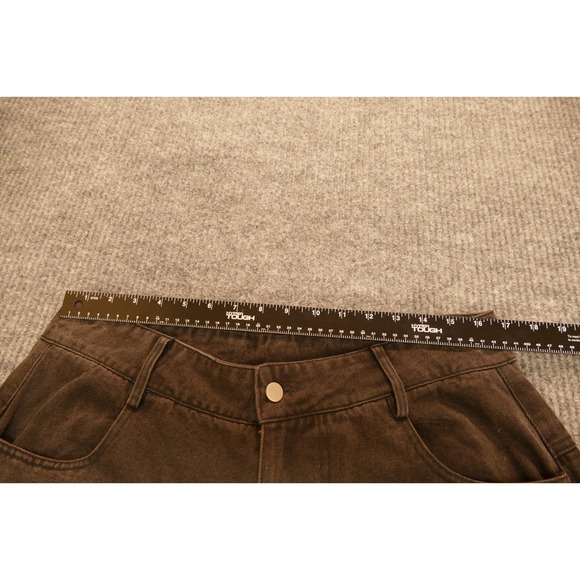 Men's Vivere Black Baggy Denim Jeans With Colt Gun Embroidery Size 34 Waist x 30 - Picture 6 of 11